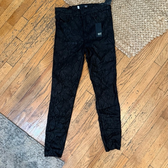 Kut from the Kloth Denim - NWT Kut from the Kloth Connie High Rise Fab Ab Ankle Skinny coated Jeans sz: 6